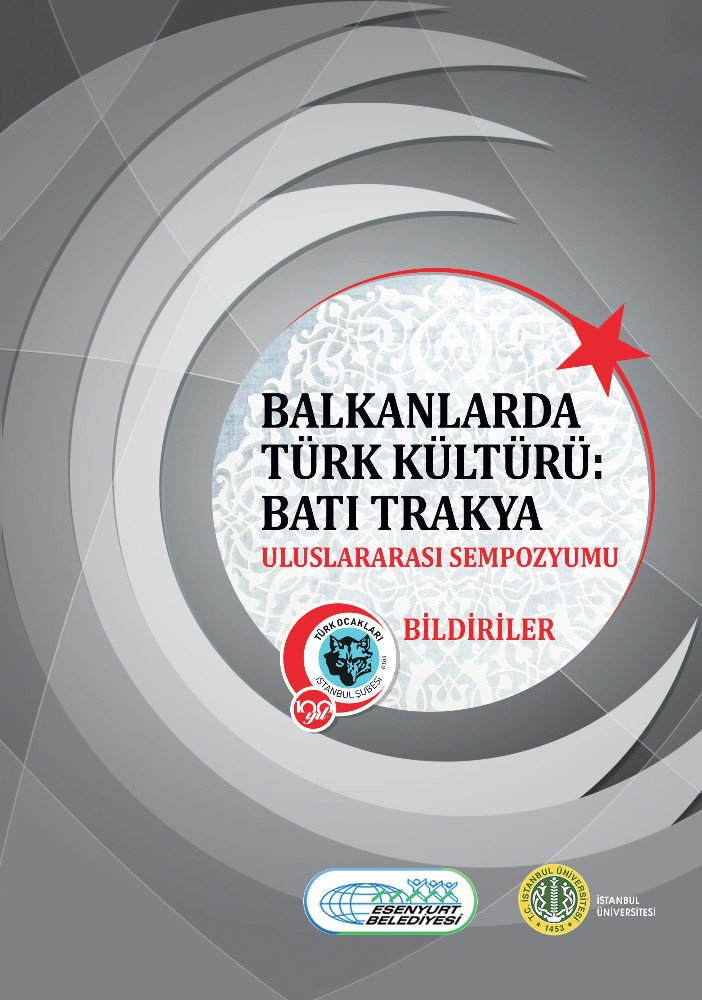 Kitap: Balkanlarda Türk Kültürü: Batı Trakya Uluslararası Sempozyum