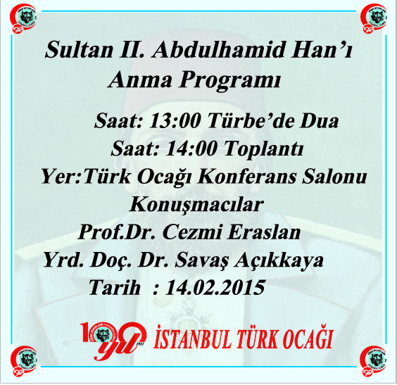 Sultan II Abdülhamit Anma Programı
