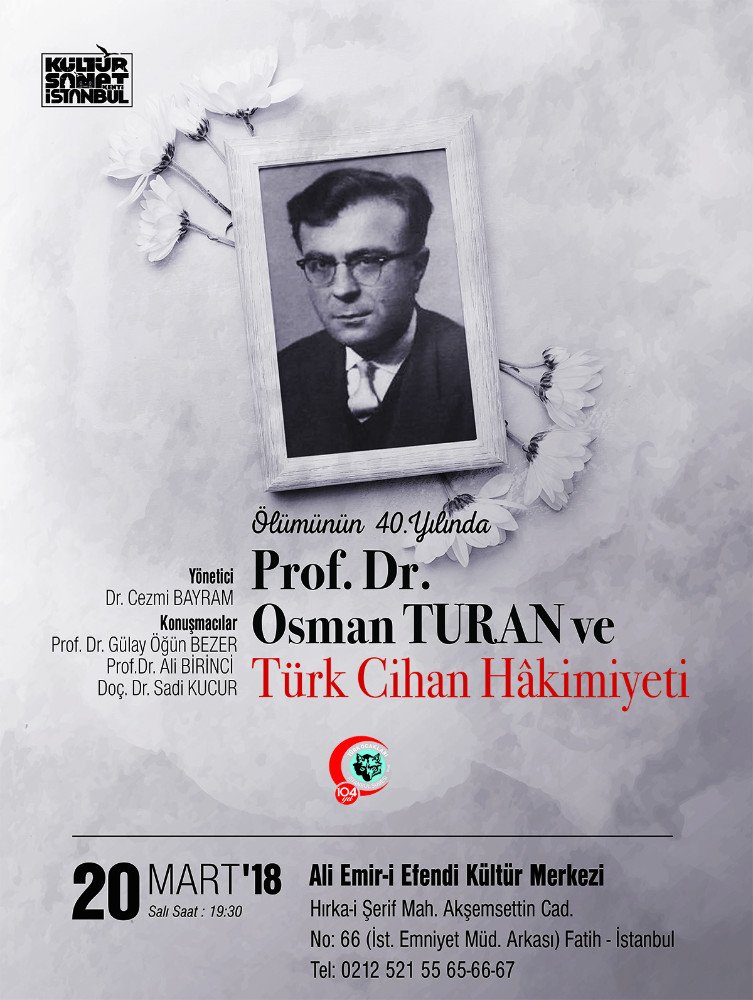 Prof. Dr. Osman Turan ve Türk Cihan Hakimiyeti