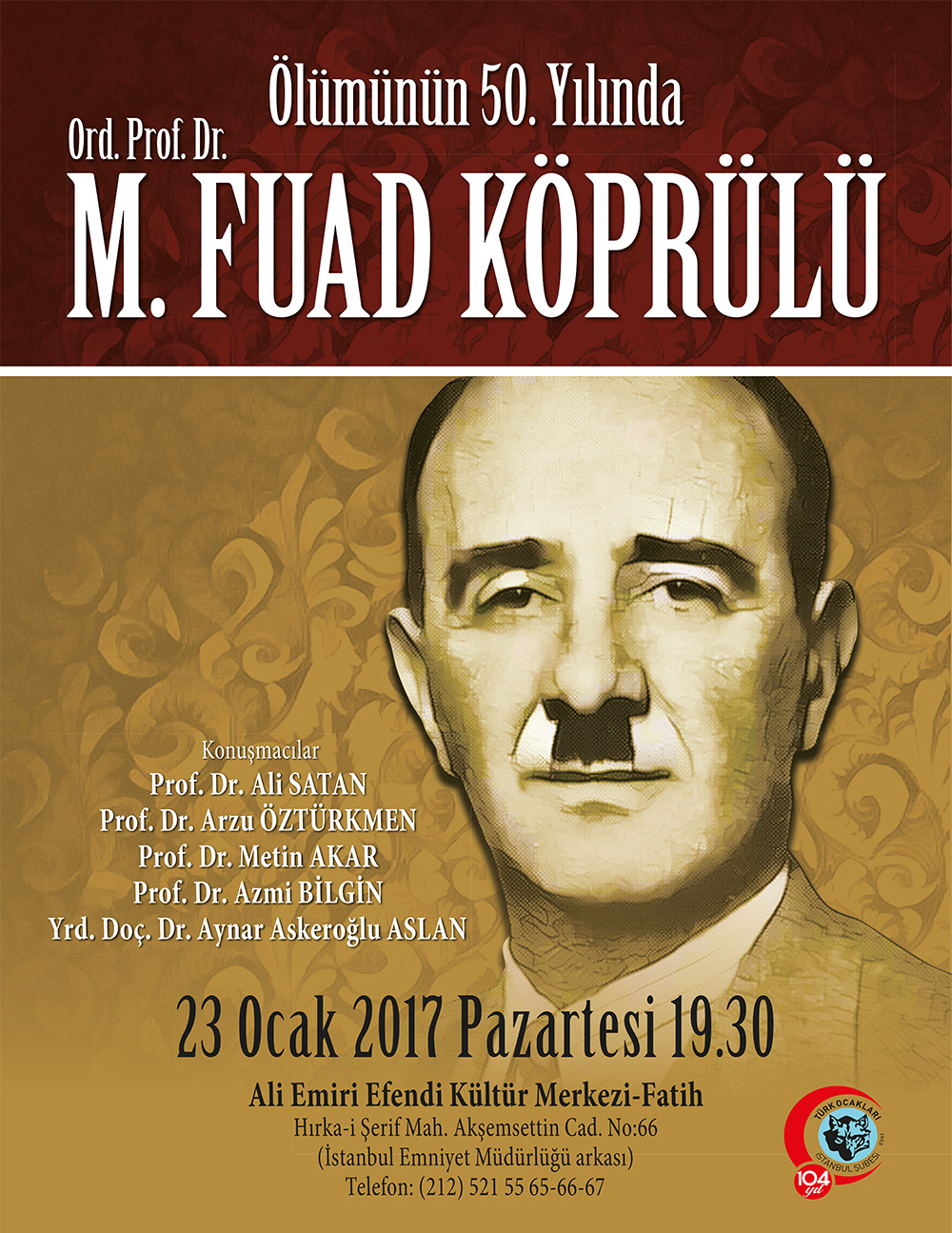 Ölümünün 50. Yılında Ord. Prof. Dr. Fuat Köprülü